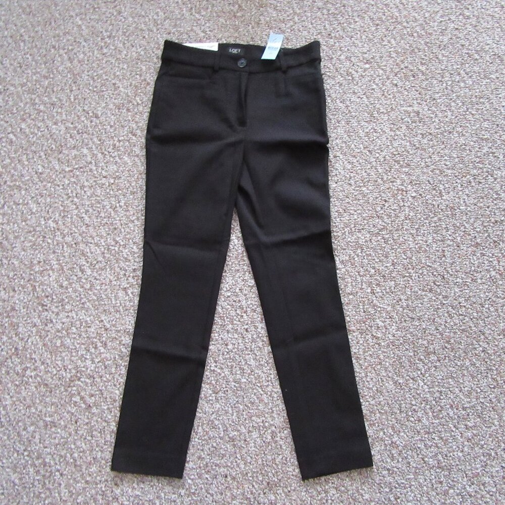 LOFT The Perfect Skinny Petite Black Pants Size 0 Petite